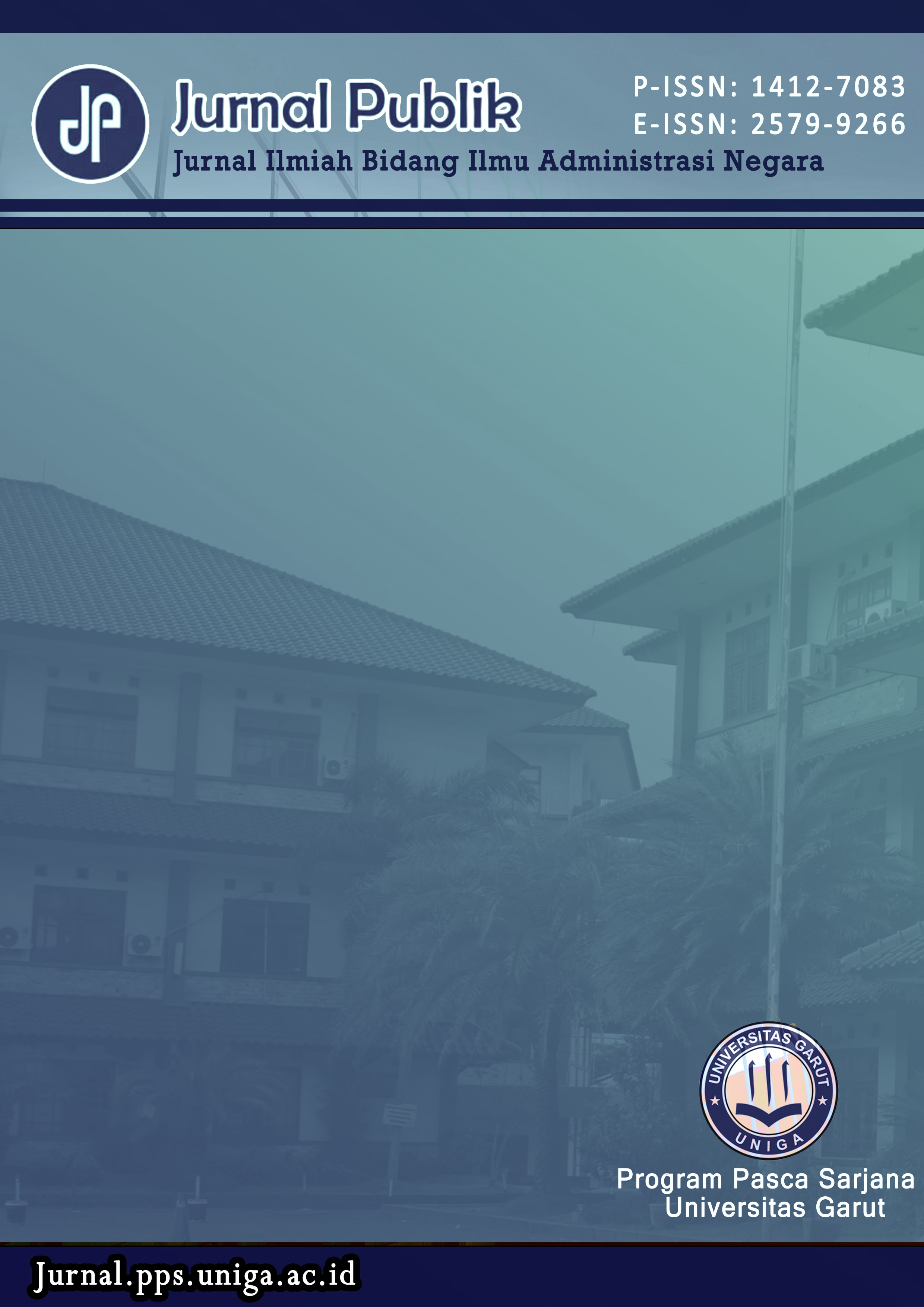 					View Vol. 17 No. 01 (2023): Jurnal Publik: Jurnal Ilmiah Bidang Ilmu Administrasi Negara
				